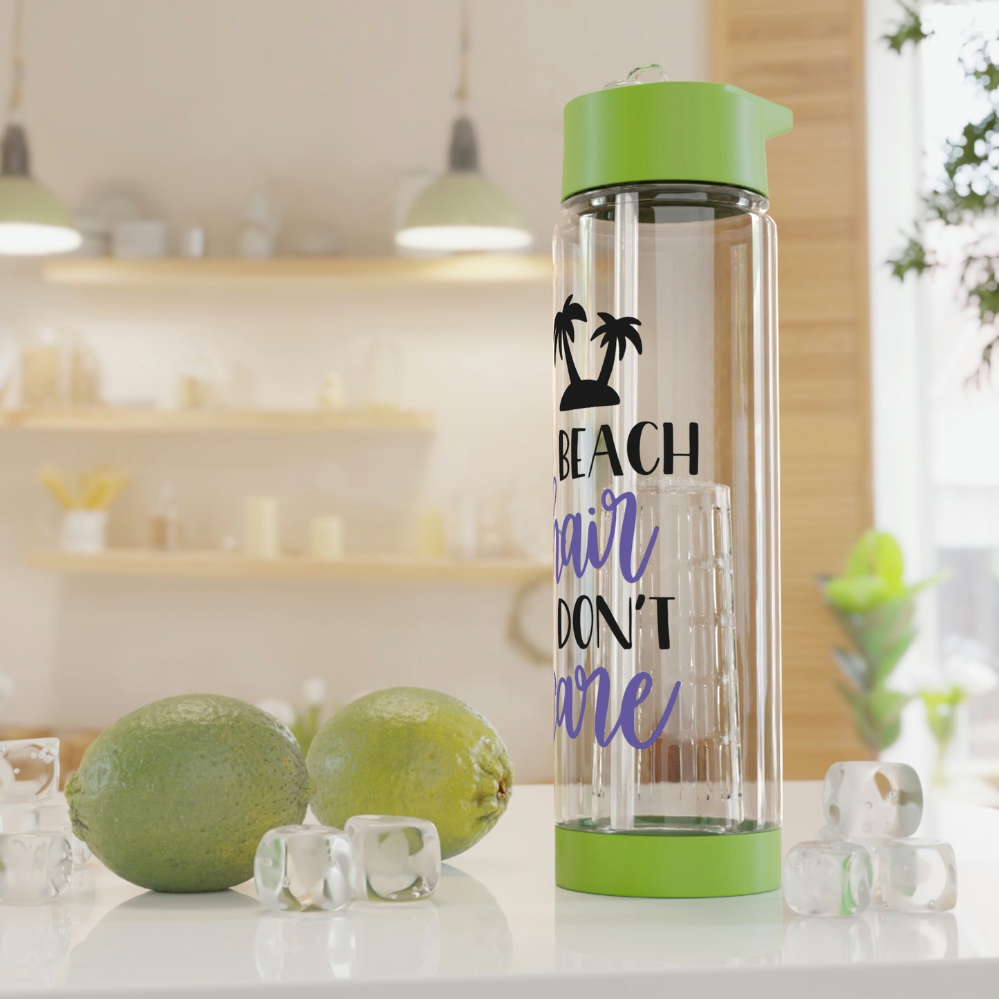Beach Hair Don't Care Infuser Water Bottle