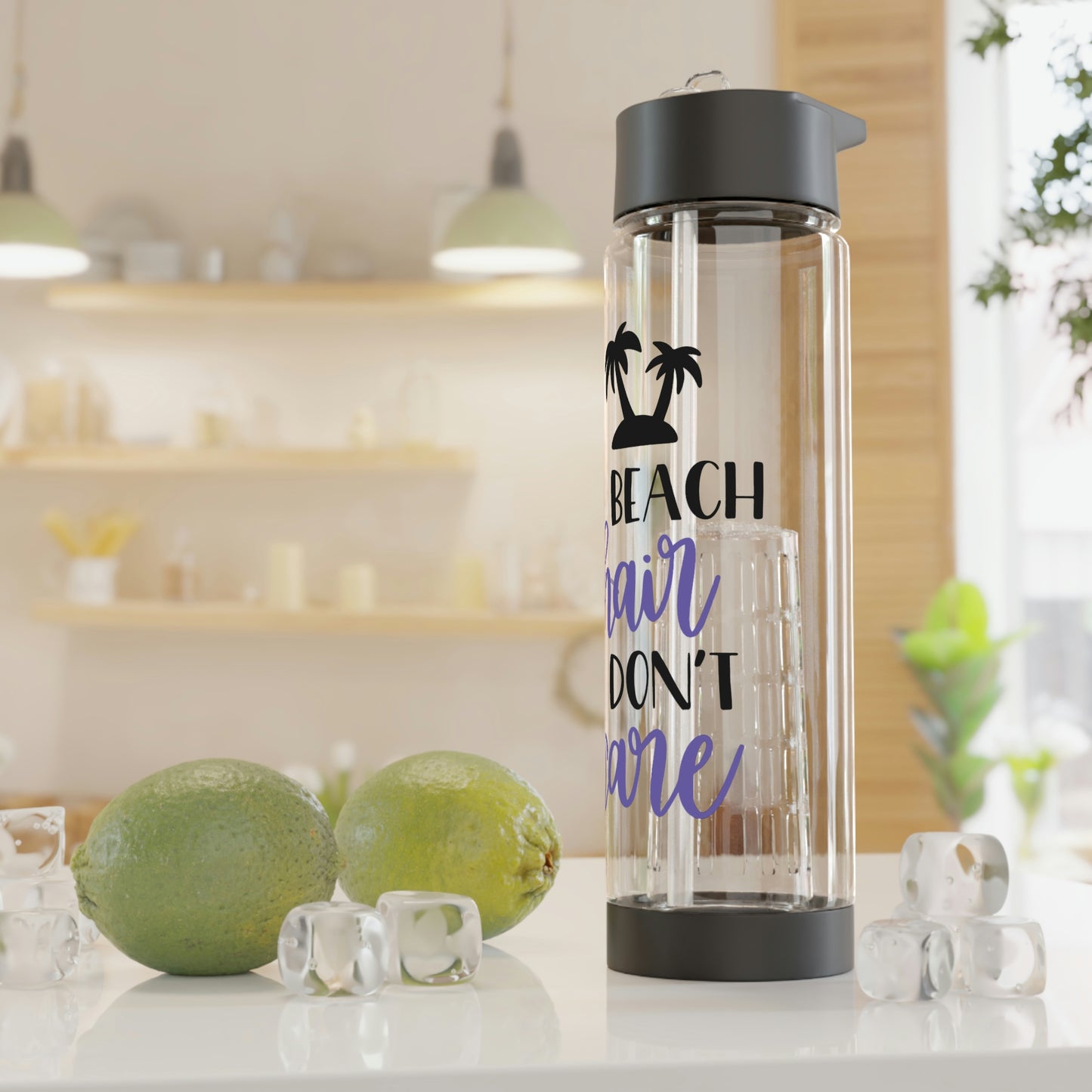 Beach Hair Don't Care Infuser Water Bottle