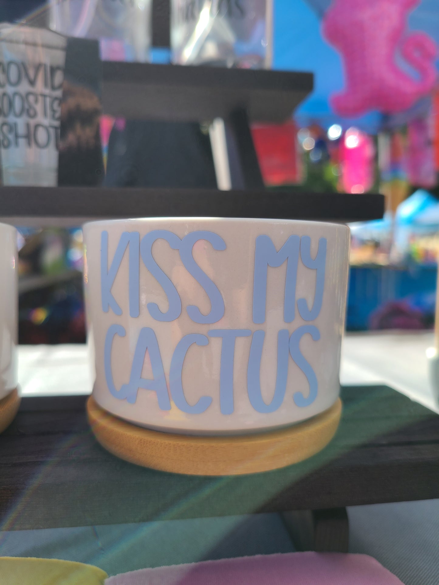 MINI Succulent Pot Planters - Tiny-Funny Sayings Puns-Succ It, Be-Leaf in Yourself, Kiss My Cactus, Aloe There, Don't Be a Prick