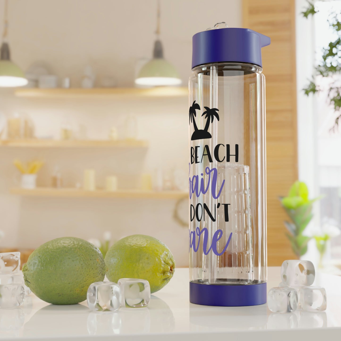 Beach Hair Don't Care Infuser Water Bottle