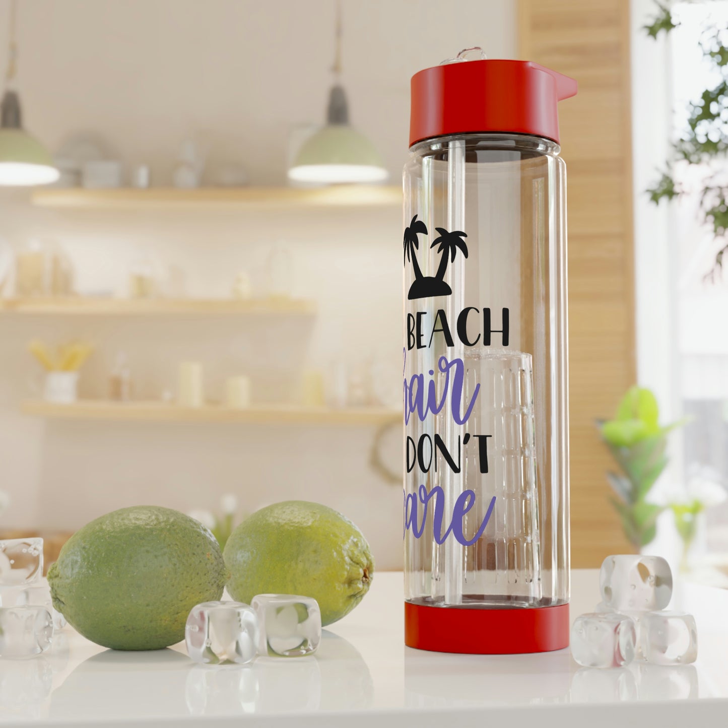 Beach Hair Don't Care Infuser Water Bottle