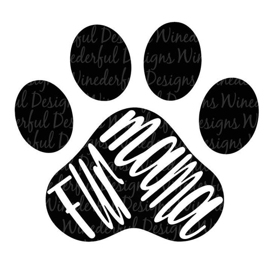 Fur Mama SVG Digital Cut File PNG - Commercial Use Allowed