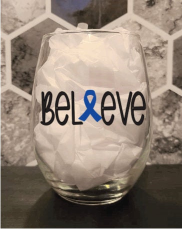 Believe (Print) - Any Cancer Ribbon - Breast, Leukemia, etc.