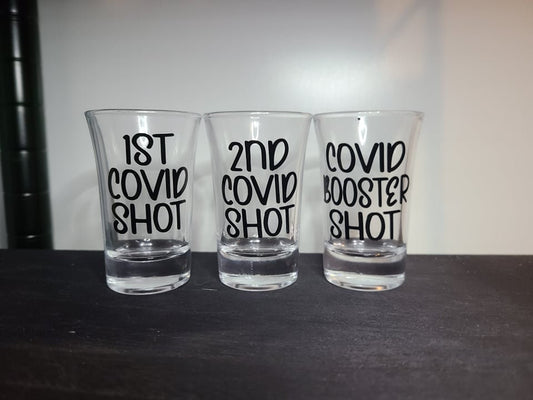 COVID Shot Glasses